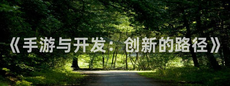 巅峰国际注册：《手游与开发：创新的路径》